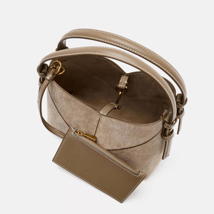 Vintage Buckle Shoulder Bag