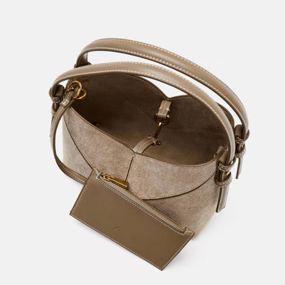 Vintage Buckle Shoulder Bag