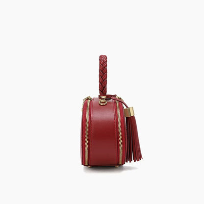 Crimson Heritage Oval Bag
