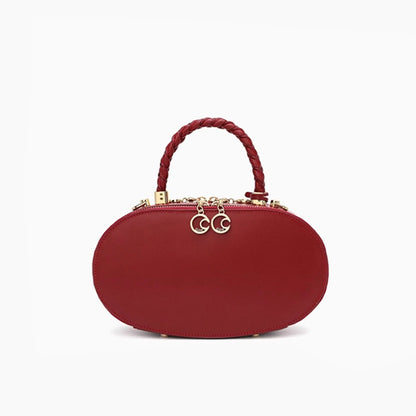 Crimson Heritage Oval Bag
