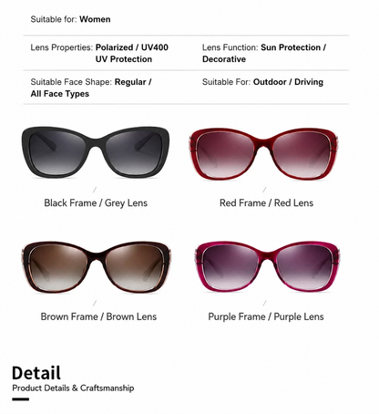 Women's Polarized UV400 Sunglasses