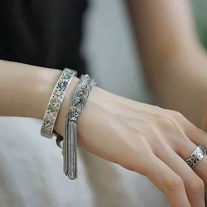 Vintage Braided Tassel Bracelet