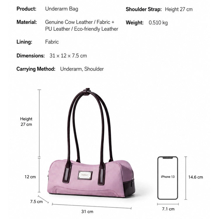 Elegant Long Handle Shoulder Bag
