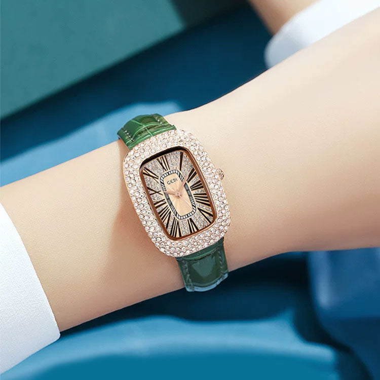 Women's Luxury Crystal Rectangular Watch