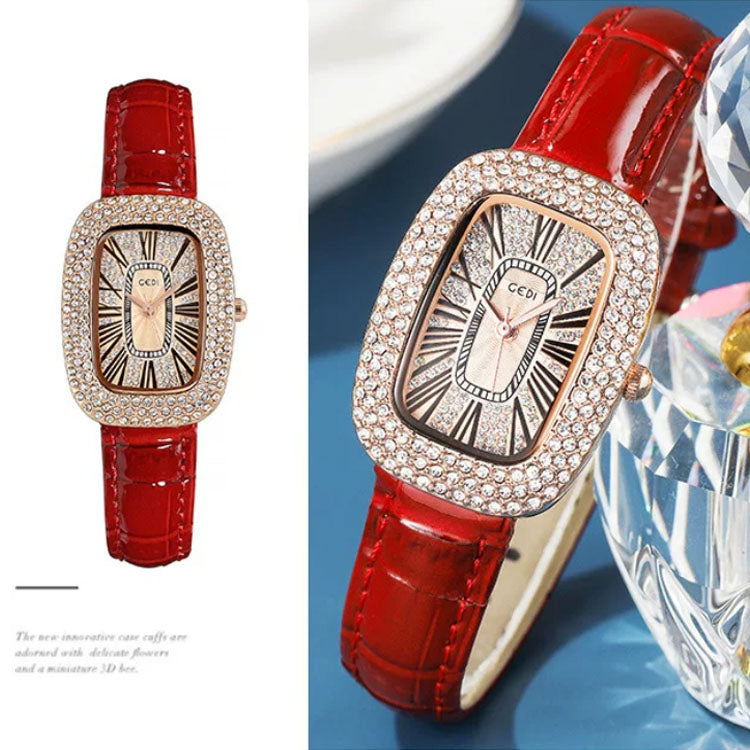 Women's Luxury Crystal Rectangular Watch