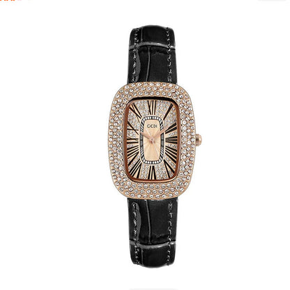 Women's Luxury Crystal Rectangular Watch
