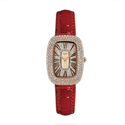 Women's Luxury Crystal Rectangular Watch