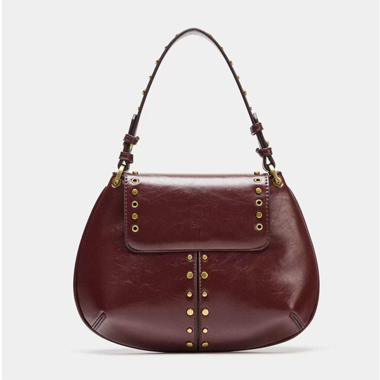 Vintage Studded Shoulder Bag