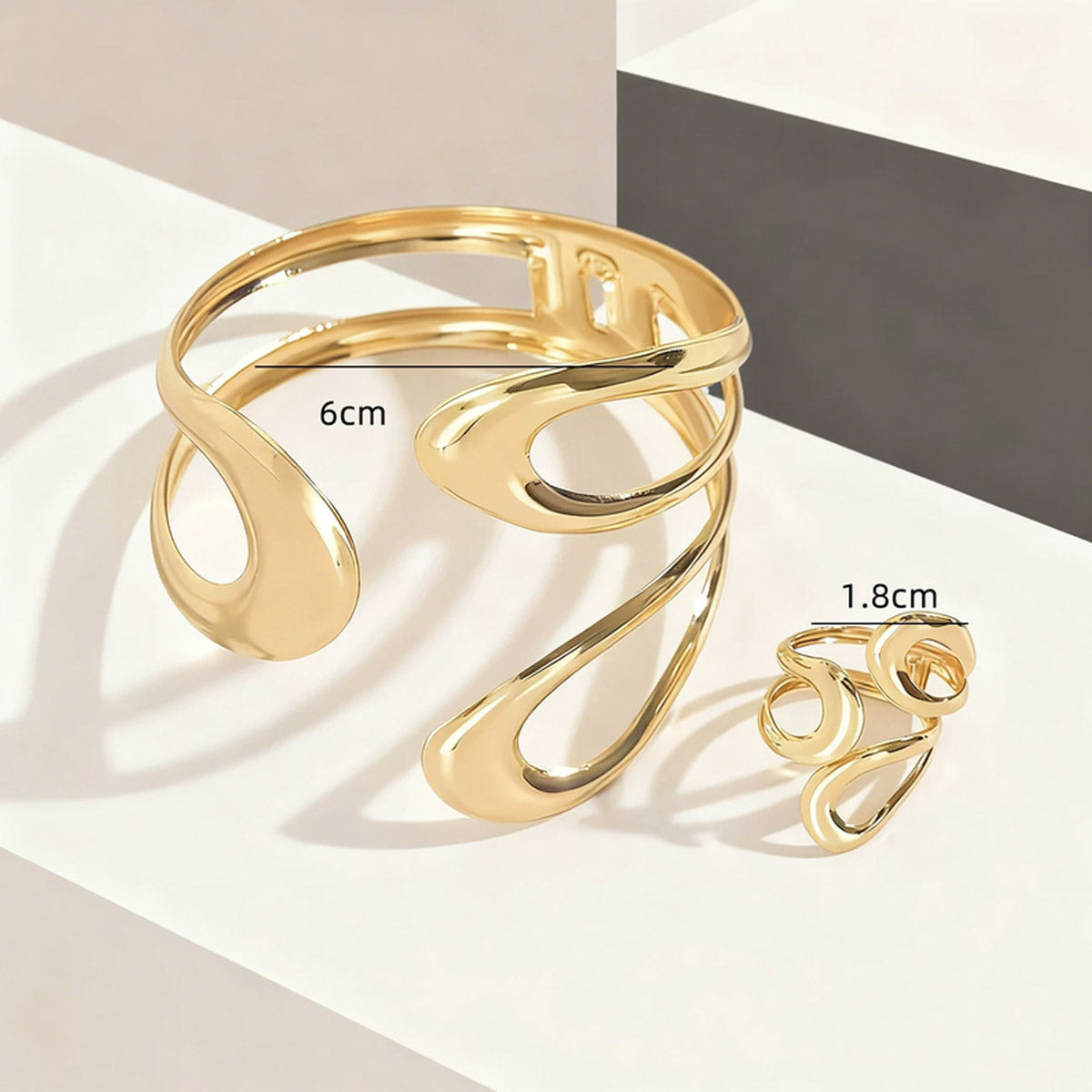 Luxury Geometric Jewelry Set