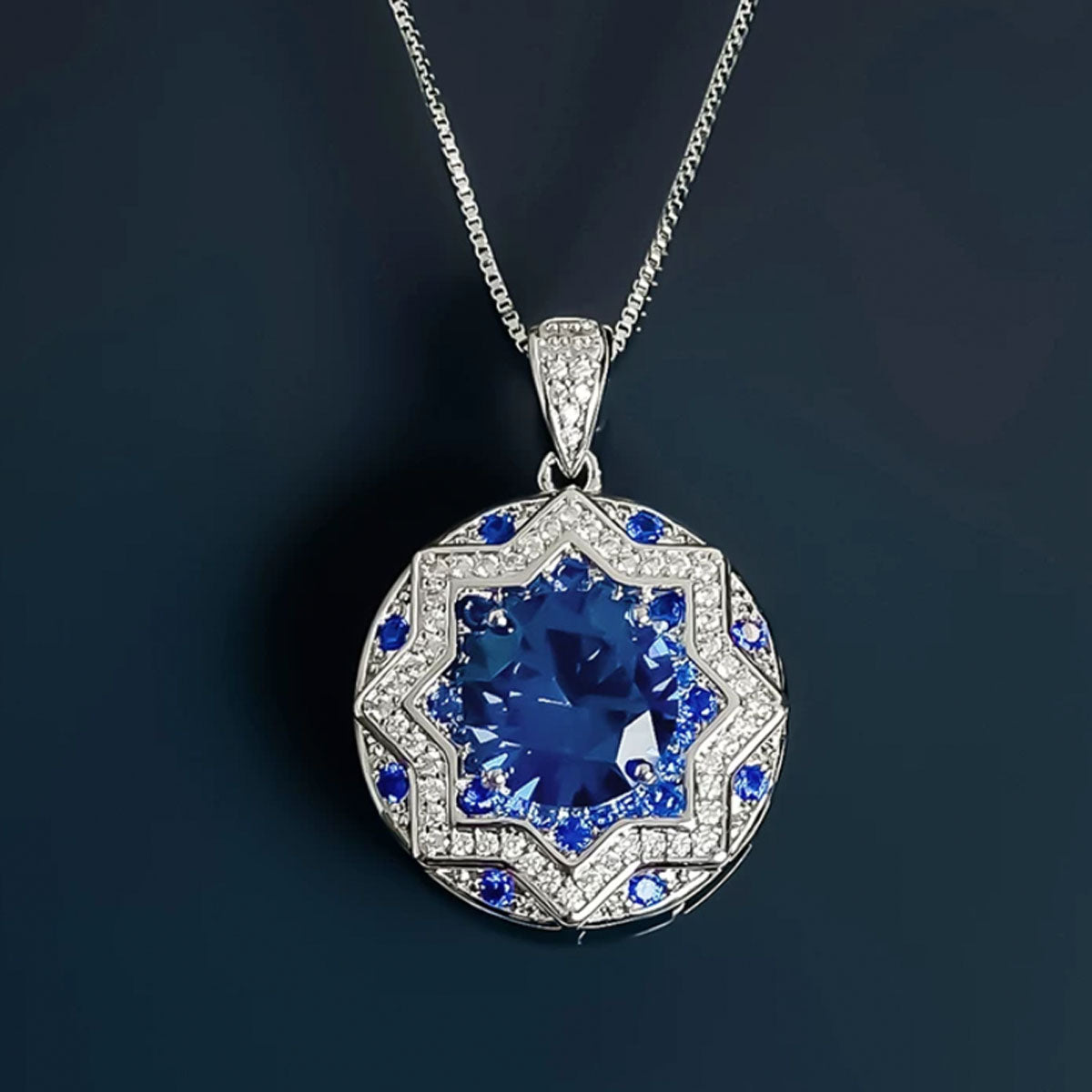 Ocean Princess Sapphire Necklace