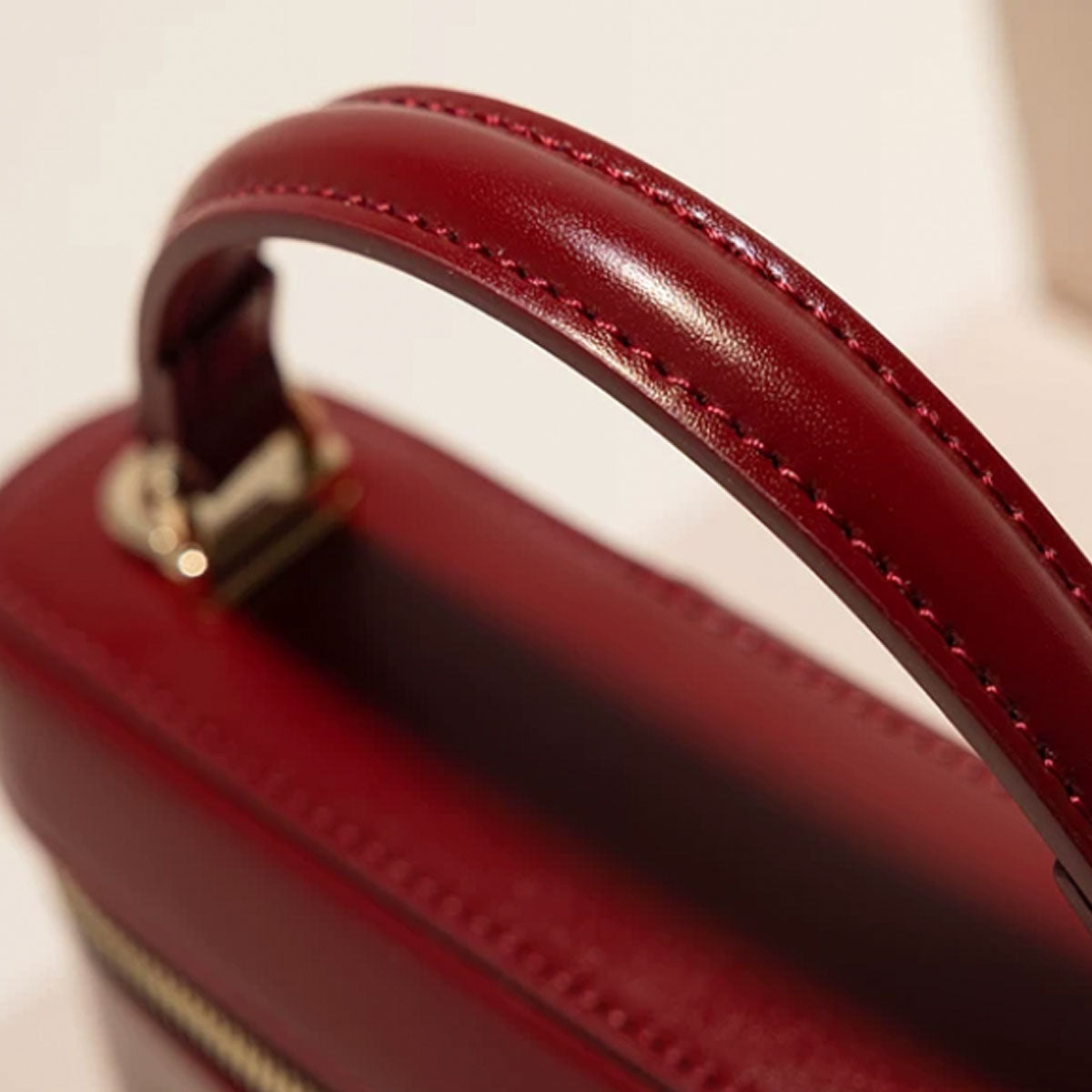 Elegant Top Handle Box Bag