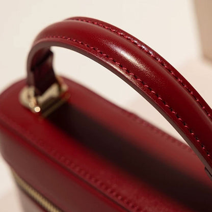 Elegant Top Handle Box Bag