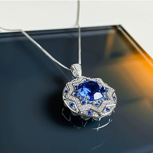 Ocean Princess Sapphire Necklace