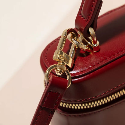 Elegant Top Handle Box Bag