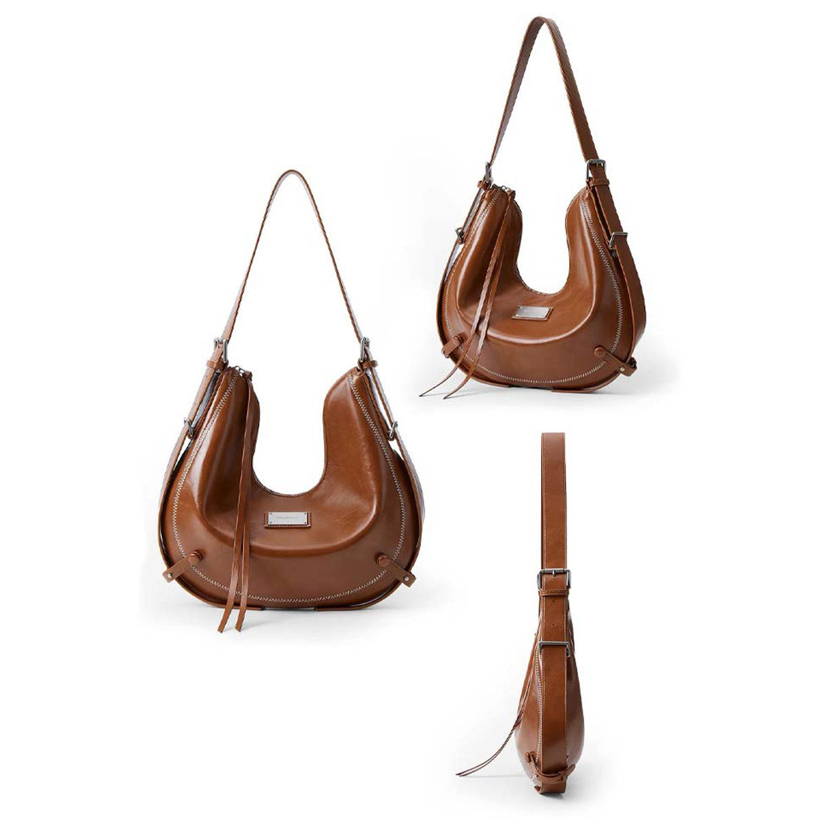 Vintage Crescent Shoulder Bag