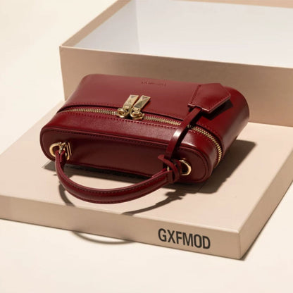 Elegant Top Handle Box Bag