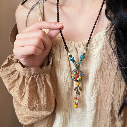 Bohemian Tree of Life Pendant Necklace