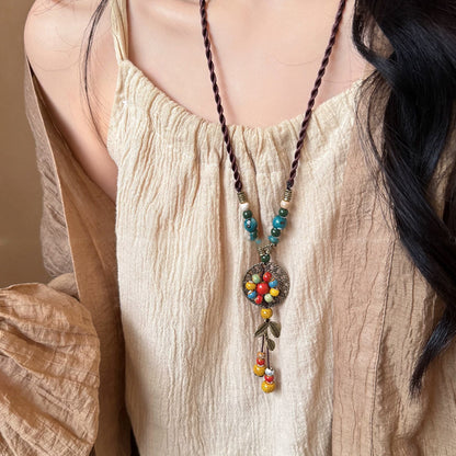 Bohemian Tree of Life Pendant Necklace
