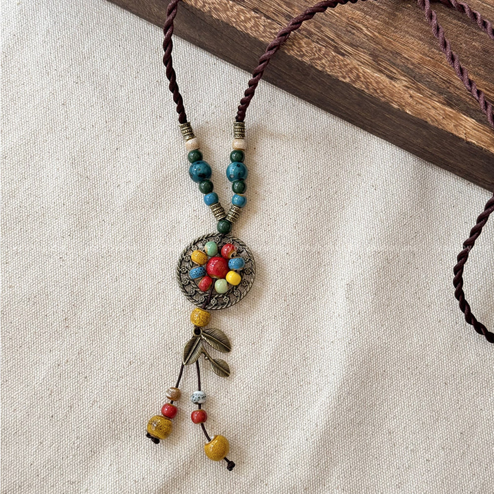 Bohemian Tree of Life Pendant Necklace
