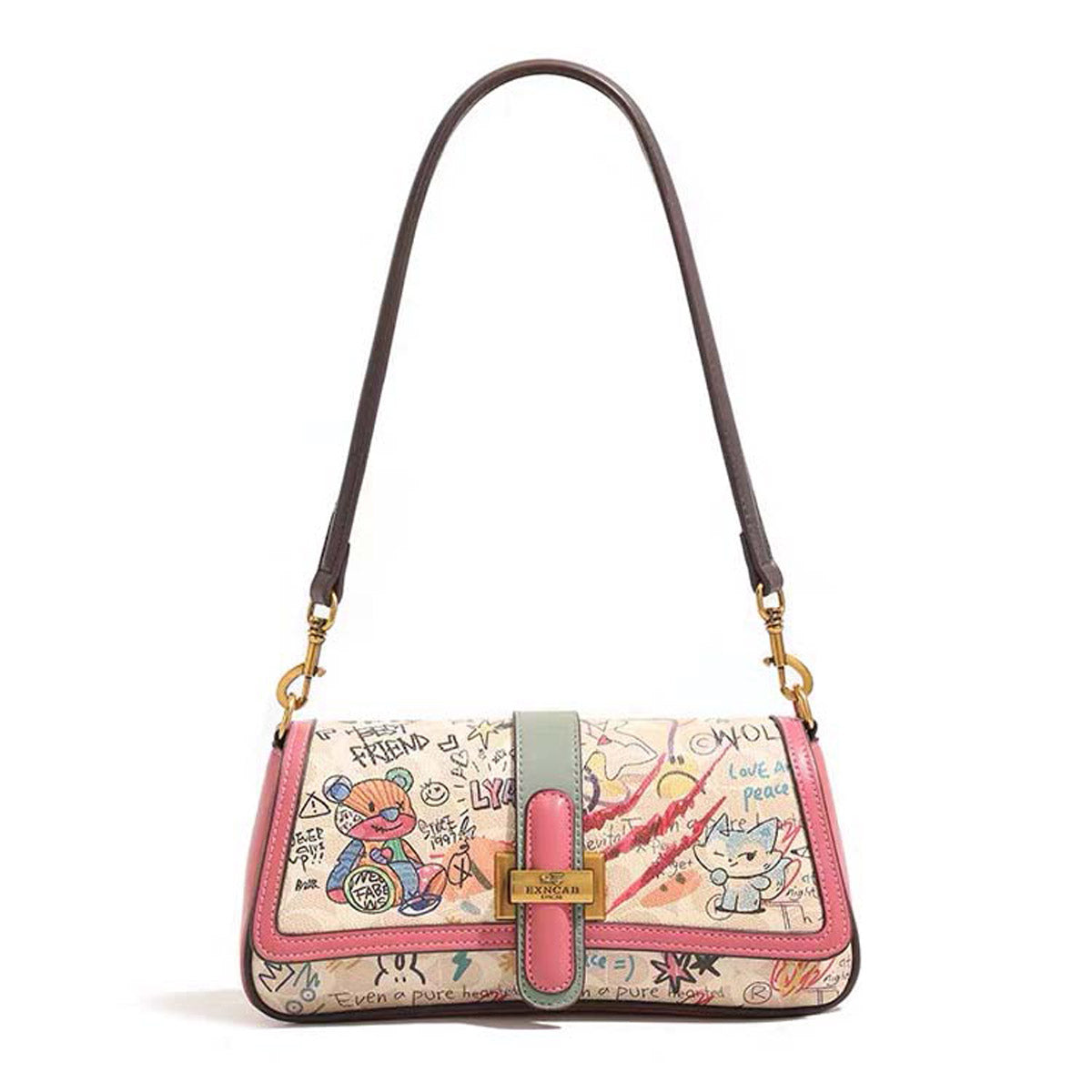 Elegant Printed Shoulder Bag
