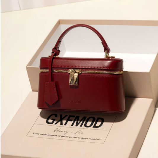Elegant Top Handle Box Bag