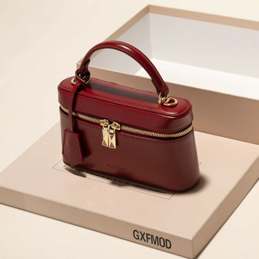 Elegant Top Handle Box Bag