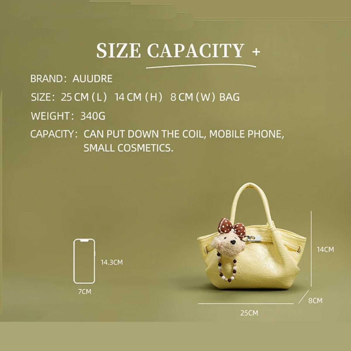 Elegant Mini Bucket Shoulder Bag