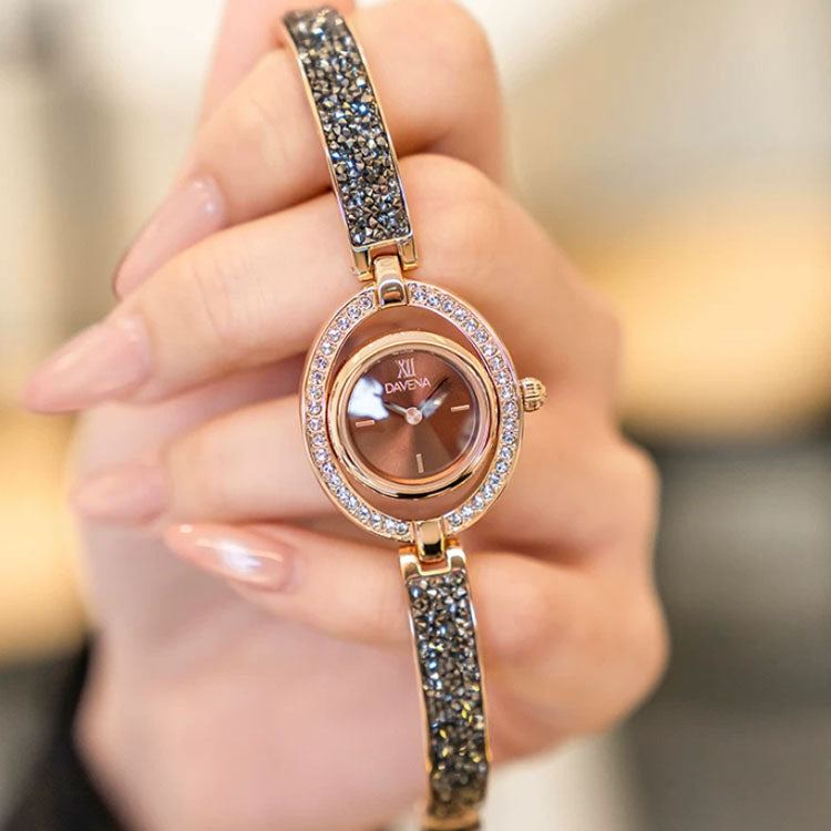 Davena Women's Crystal Bracelet Watch