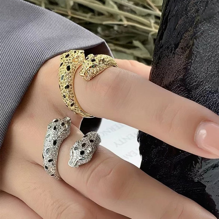 Luxury Leopard Open Ring