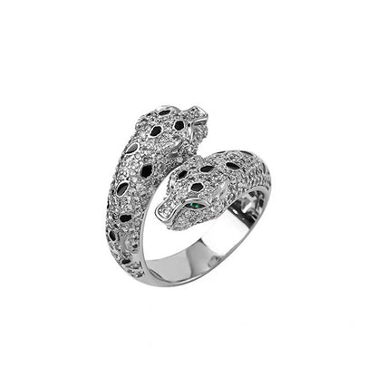 Luxury Leopard Open Ring