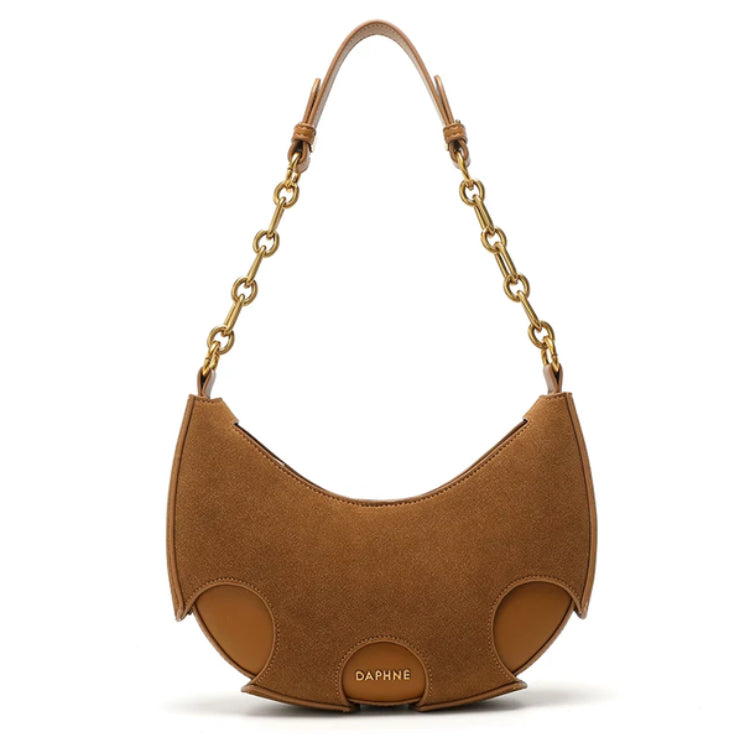 Moon Crescent Shoulder Bag with Protective Cover